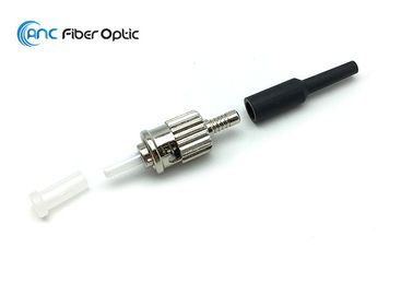 Aleación con varios modos de funcionamiento/unimodal del conector del cordón de remiendo de la fibra del ST del cinc para el cable de 0.9m m