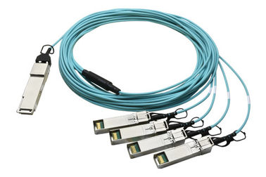 40G QSFP+ a 4 cables ópticos activos 3M los 7m, 10m del desbloqueo de x 10G SFP+ AOC