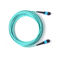 El cable de fribra óptica de OM1 OM2 OM3 MPO aviva hacia fuera la asamblea de cable de la fibra