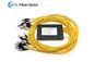 Divisor del PLC de la fibra óptica del alto rendimiento, divisor óptico del alambre de 2.0m m SCAPC