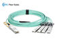 100G QSFP28 a 4 cables ópticos activos del desbloqueo de x 25G SFP28 los 7m, 10m, los 30m