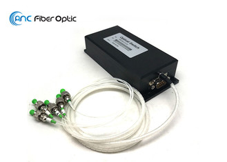 Interruptor óptico SM 1310nm 1550nm el 1m 900um 1x1 1x2 2x2 de la fibra mecánica