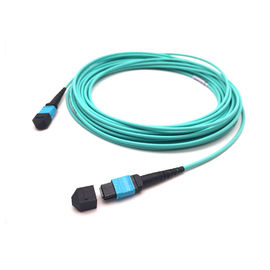 tipo B de las asambleas de cable de fribra óptica de 12F 24F MPO OM5 50/125