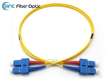 Modo G652D G657A1 G657A2 del cordón de remiendo de la fibra óptica del duplex del OEM SM solo modificado para requisitos particulares