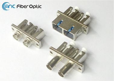 Adaptador a dos caras de la fibra óptica de la vivienda del metal de LC-SC LC-FC LC-ST