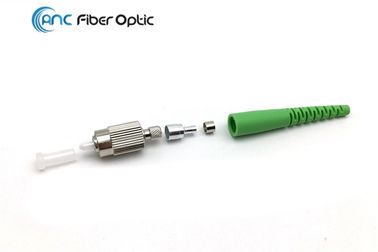 Conectores del cordón de remiendo de la fibra de FTTX FC, conector de la fibra con varios modos de funcionamiento del solo modo