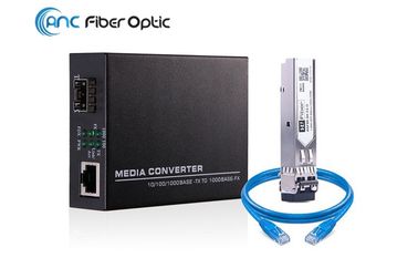 convertidor del 10/100/1000M Fiber Optic Media
