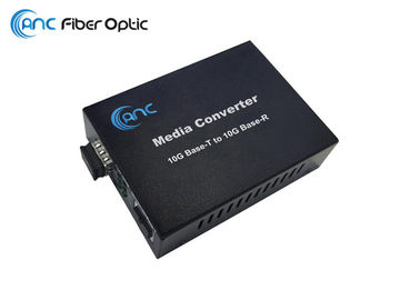 10 base T a 10G R de la base del convertidor 10G de la fibra óptica de cobre del gigabit medios