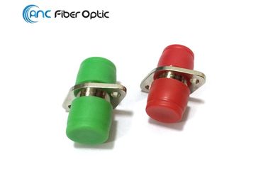 Óvalo de la fibra óptica FC FC/APC del adaptador de la vivienda del metal con diverso tapón antipolvo del color