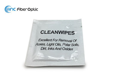 La limpieza pre saturada de la fibra óptica limpia inflamabilidad sin pelusa del material de la tela