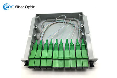 Tipo estante óptico del casete del PLC 2x8 del divisor de Iber aumentable con el conector de SC/APC