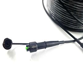 El remiendo a una cara de la fibra óptica lleva el diámetro del cable de descenso 5.0m m con el conector del SC