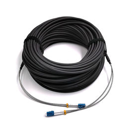 Base acorazada LC unimodal LC del cable 2 del remiendo de la fibra óptica de FTTA CPRI 30 metros