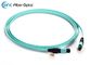 Tipos de cable de fribra óptica de la cinta hembra de la fibra MPO del SM OM3 12 a la hembra de MPO