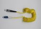Simplex de la fibra óptica SM G657B3 del cordón de remiendo del rizo 3 metros con los conectores del SC LC FC