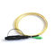 Pérdida de inserción del cable 0.30dB del simplex 3.0-5.0m m del cordón de remiendo de la fibra óptica del SC de Optitap